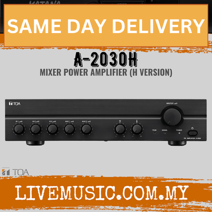 TOA A-2030H Mixer Power Amplifier - H version ( A 2030H / A2030H )
