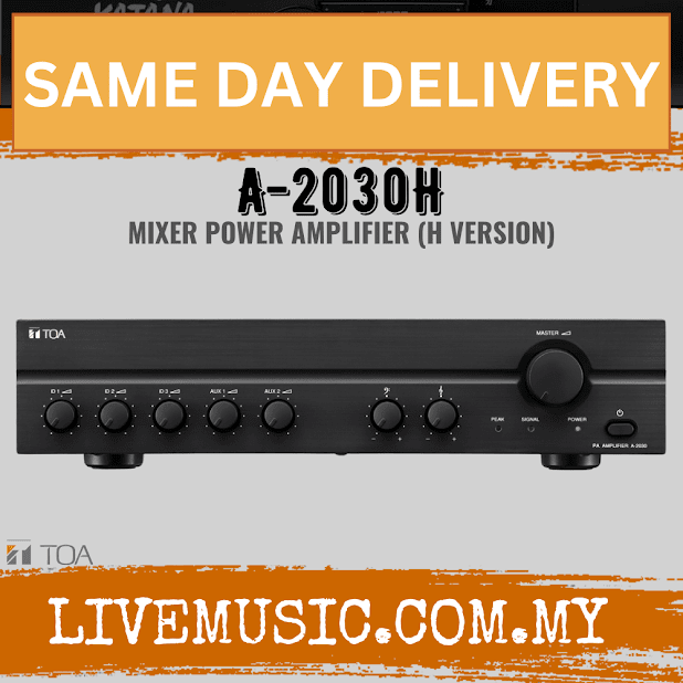 TOA A-2030H Mixer Power Amplifier - H version ( A 2030H / A2030H )