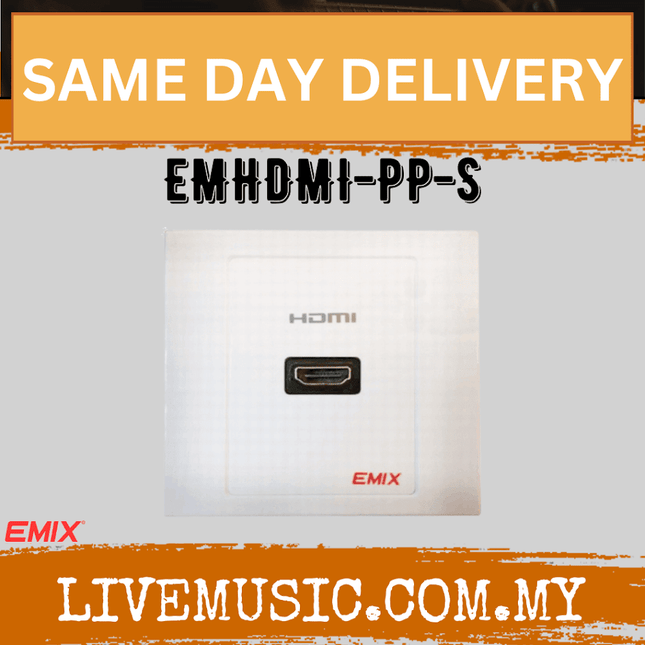Emix EMHDMI-PP-S EMIX HDMI Female to Female Join Panel ( EMHDMI PP S / EMHDMIPPS )