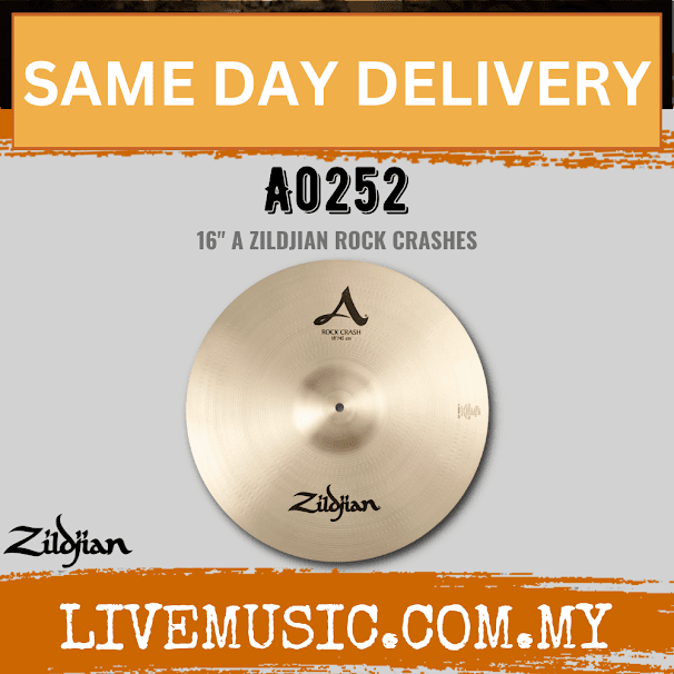 Zildjian A0250 16″ Rock Crash Cymbal (A0250)