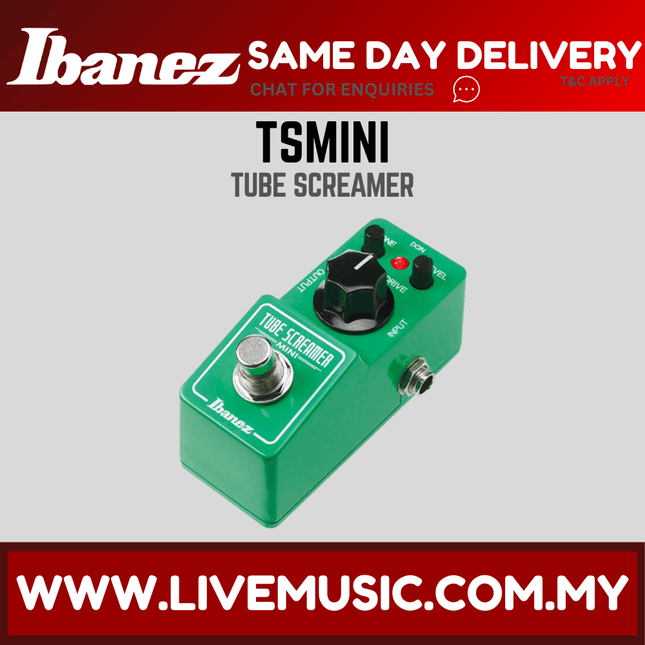Ibanez TS MINI Tube Screamer Mini Guitar Effects Pedal ( TSMINI / TS-MINI )