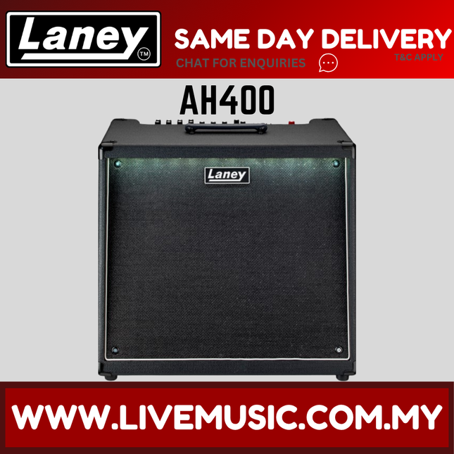 Laney AH400 400W Multi-Instrument Combo Amplifier,15" Driver, Bluetooth ( AH-400 AH 400 ) Replace AH-300 AH300