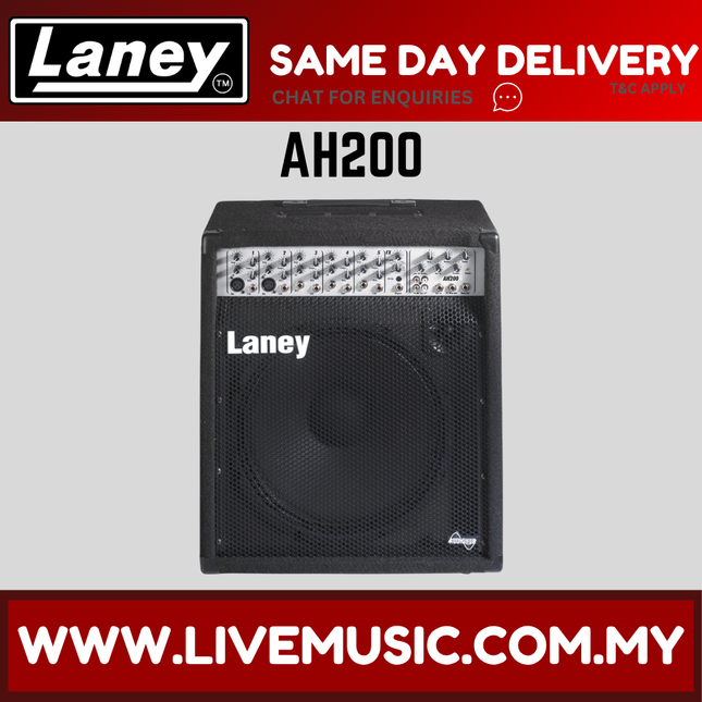 Laney AH200 200W Multi- Instrument Combo Amplifier with Bluetooth ( AH-200 AH 200 ) Replace AH150 AH-150