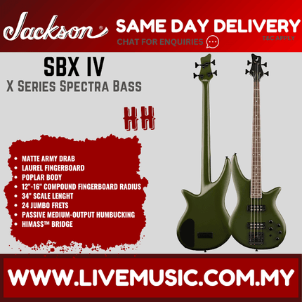 Jackson Pro Series Spectra IV Electric Guitar, Matte Army Drab