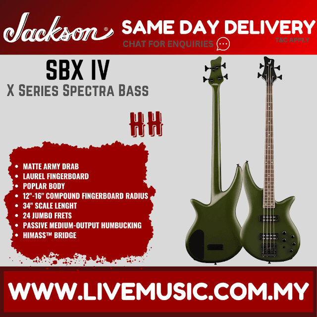 Jackson Pro Series Spectra IV Electric Guitar, Matte Army Drab