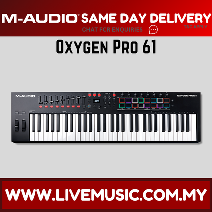 M-Audio Oxygen Pro 61 61-key Keyboard Controller (OxygenPro-61/Oxygen61)