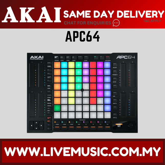 Akai APC64 Ableton Live Pad Performance Controller