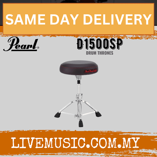 Pearl Roadster Multi-Core Shock Absorber Drum Throne (D1500SP/D-1500SP)