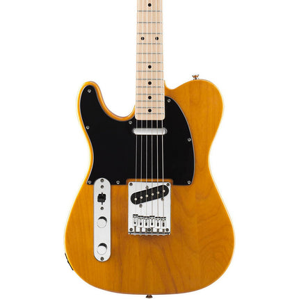 Squier Affinity Series Telecaster Left-Handed Electric Guitar, Maple Fretboard - Butterscotch Blonde