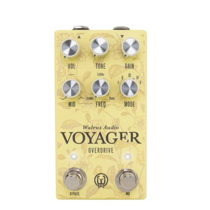 Walrus Audio Voyager Preamp & Overdrive MKII Guitar Effects Pedal, Floral Series 2024