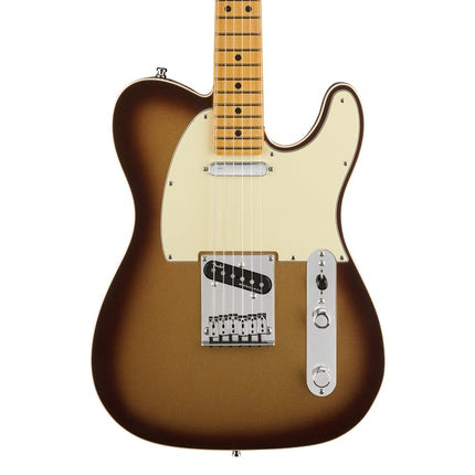 Fender American Ultra Telecaster Electric Guitar, Maple Fretboard with Case - Mocha Burst