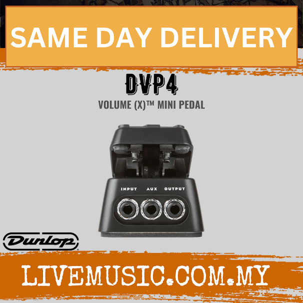Jim Dunlop DVP4 Volume (X) Mini Pedal (DVP-4 / DVP 4)