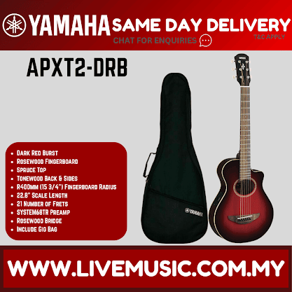 Yamaha APXT2 3/4 Size Spruce Top Acoustic-Electric Guitar - ( APX-T2 / APX T2 )