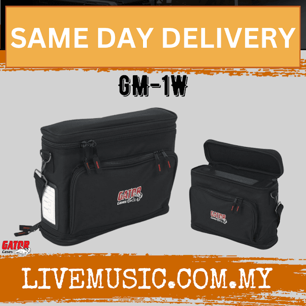 Gator GM-1W Lightweight Bag for Single Wireless Mic System (GM1W)