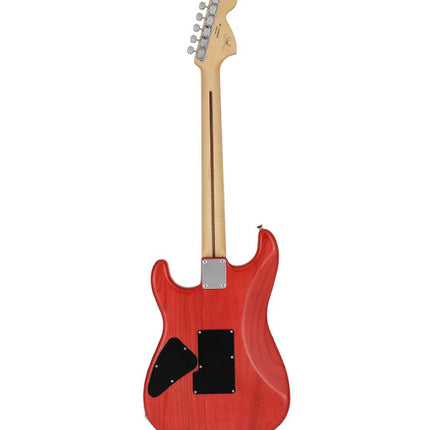 Fender Michiya Haruhata Stratocaster Electric Guitar, Maple FB, Trans Pink