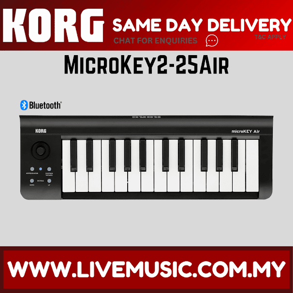 Korg microKey2-25 Air - Bluetooth Midi Keyboard (MicroKey2 25 / Microkey2 / Microkey 2)