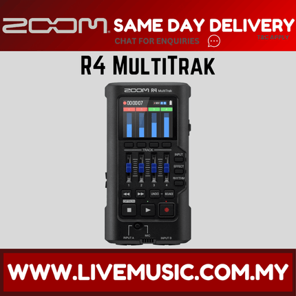 Zoom R4 MultiTrak SD Recorder and USB Audio Interface ( R4-MultiTrak R4MultiTrak )