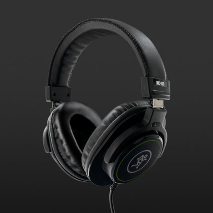 Mackie MC-100 Professional Closed Back Headphones With Padded Headband And 1/4 Inch Adapter (MC100/MC 100)