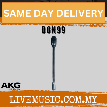 AKG DGN99 Dynamic Gooseneck Microphone (DGN-99 DGN 99)