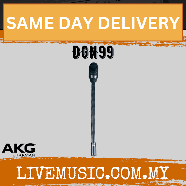 AKG DGN99 Dynamic Gooseneck Microphone (DGN-99 DGN 99)