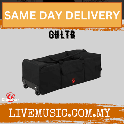 Gibraltar GHLTB Long Hardware Bag with Wheels