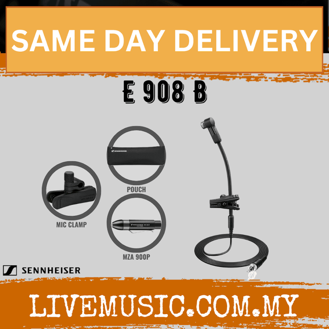 Sennheiser E 908 B Clip-on Condenser Microphone ( E908B / E 908 B )
