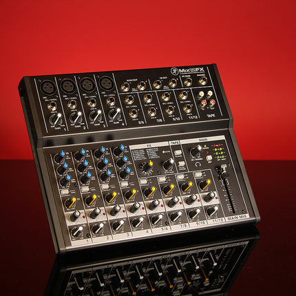 Mackie Mix12FX 12 Channel Compact Analog Mixer With Effect Mixing Console (Mix12-FX/Mix 12FX)