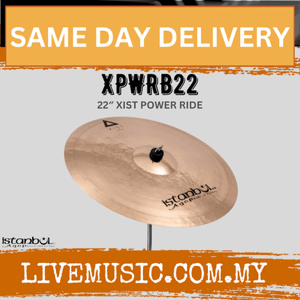 Istanbul Agop XPWRB22 22" Xist Power Ride Cymbal (XPWRB 22/XPWRB-22)