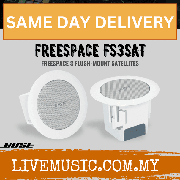 Bose FreeSpace 3 Flush-mount Satellites - White ( FS3SAT )