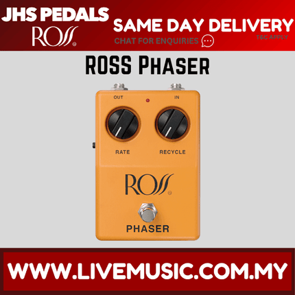 JHS ROSS Phaser Guitar Effects Pedal