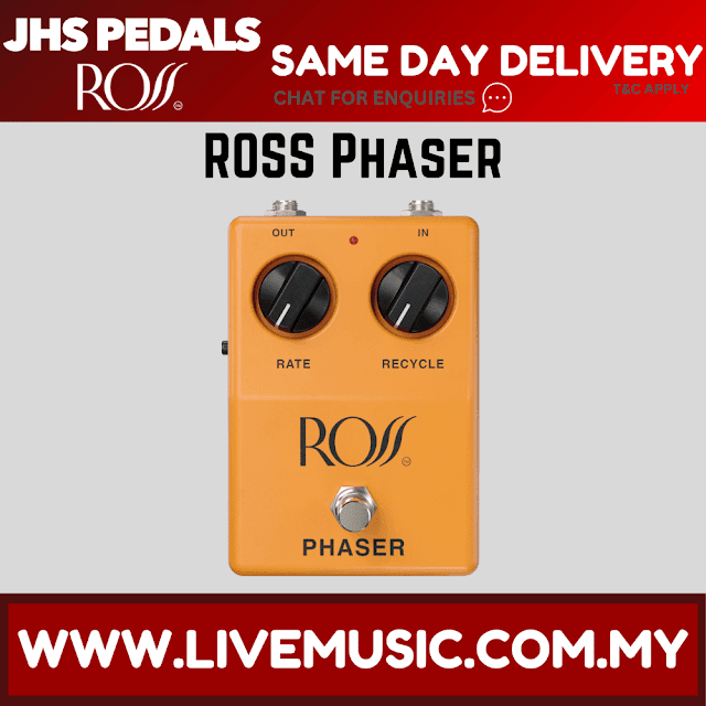 JHS ROSS Phaser Guitar Effects Pedal
