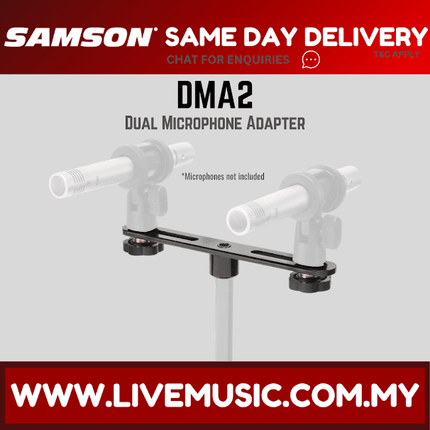 Samson DMA2 Dual Microphone Adapter ( DMA 2 / DMA-2 )