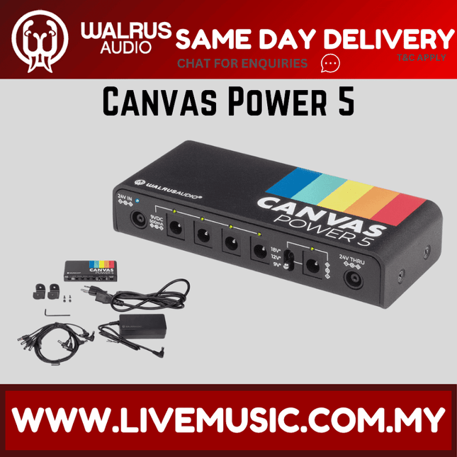 Walrus Audio Canvas 5 Pedal Power Supply