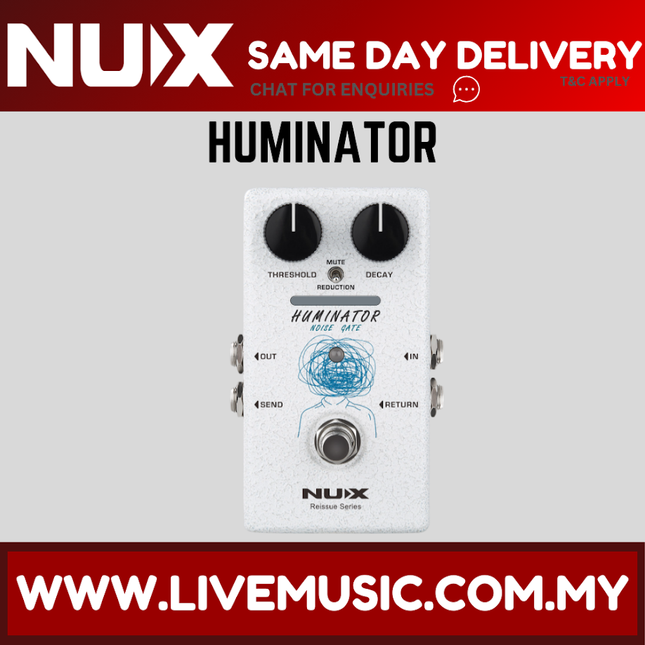 Nux NRN-1 Huminator Analog Noise Gate Reducer Guitar Effect Pedal ( NRN1 / NRN 1 )