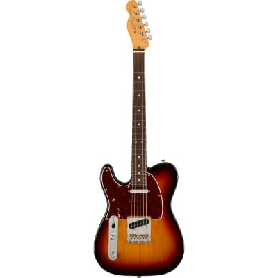 Fender American Professional II Left-Handed Telecaster Electric Guitar, Rosewood Fretboard - 3-Tone Sunburst