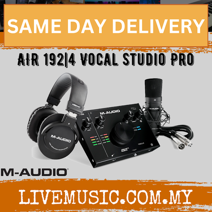 M-Audio Air 192|4 Vocal Studio Pro Desktop 2x2 USB Type-C Audio Interface with Mic and Headphones (Air192-4/Air 192-4)