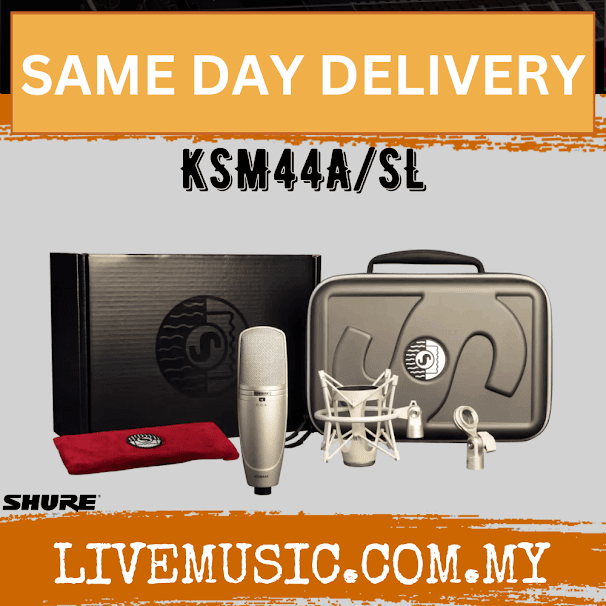 Shure KSM44A/SL Large Diaphragm Condenser Microphone ( KSM44A-SL / KSM44ASL / KSM44A SL )