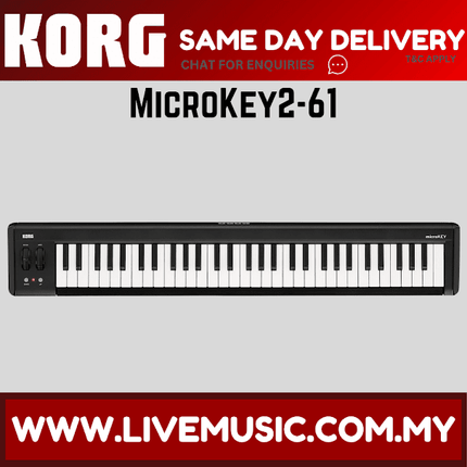 Korg microKEY2-61 - Midi Keyboard (MicroKey2 61 / Microkey2 61 / Microkey 2 61)
