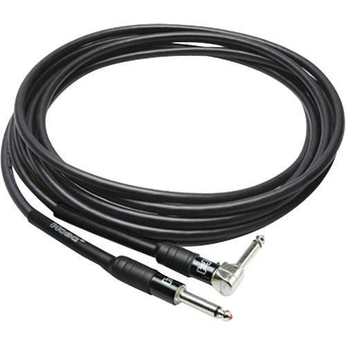 Hosa HGTR-020R Pro Guitar Cable, Straight to Angled, 20ft (HGTR020R/HGTR 020R)