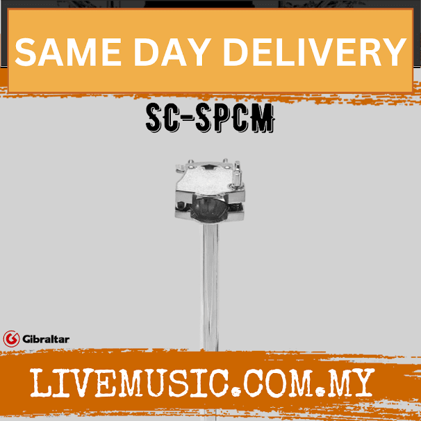 Gibraltar SC-SPCM 17inch Ball L-Rod Receiver & Clamp (SC SPCM/SCSPCM)