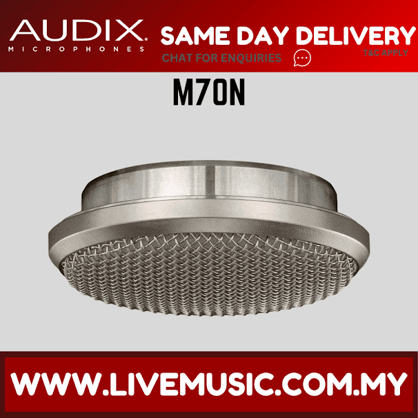 Audix M70N Flush-Mount Ceiling Microphone - Nickel (M70 N/M70-N)