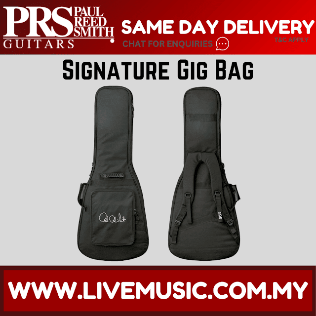 PRS Signature Guitar Gig Bag, Black