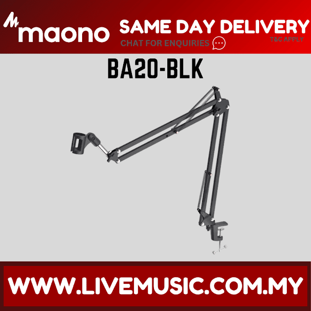 Maono BA20 Microphone Suspension Boom Scissor Arm Stand - ( BA 20 / BA-20 )