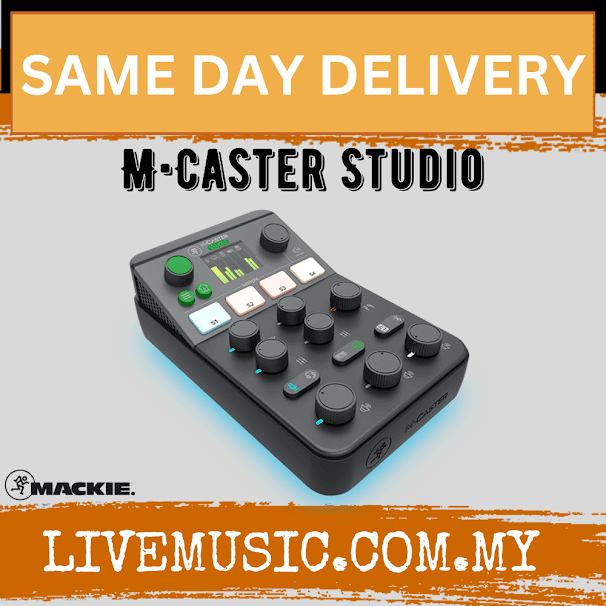 Mackie M•Caster Studio Desktop Live Streaming Mixer - Black ( M Caster Studio / MCaster Studio )