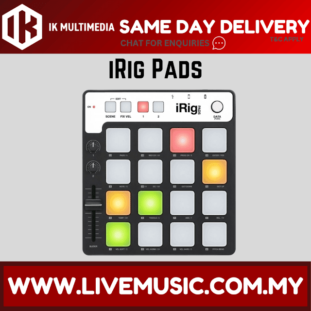 IK Multimedia iRig Pads - MIDI Groove Controller
