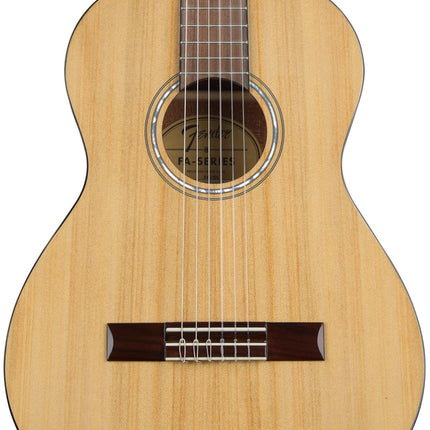 Fender FA-15N 3/4 Size Nylon String Classical Guitar, Walnut Fretboard with Bag - Natural (FA15N)