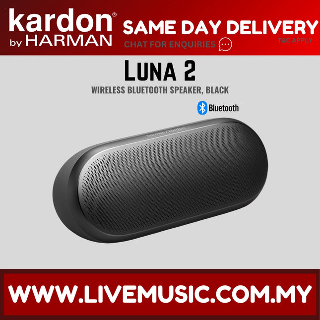 Harman Kardon Luna 2 Wireless Bluetooth Speaker - Classic Black ( LUNA-2 LUNA2 )