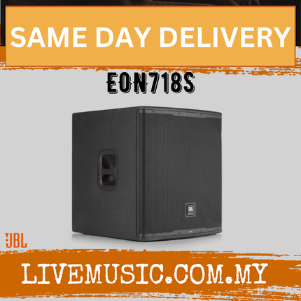 JBL EON718S 1500-watt 18-inch Powered PA Subwoofer ( EON 718s )