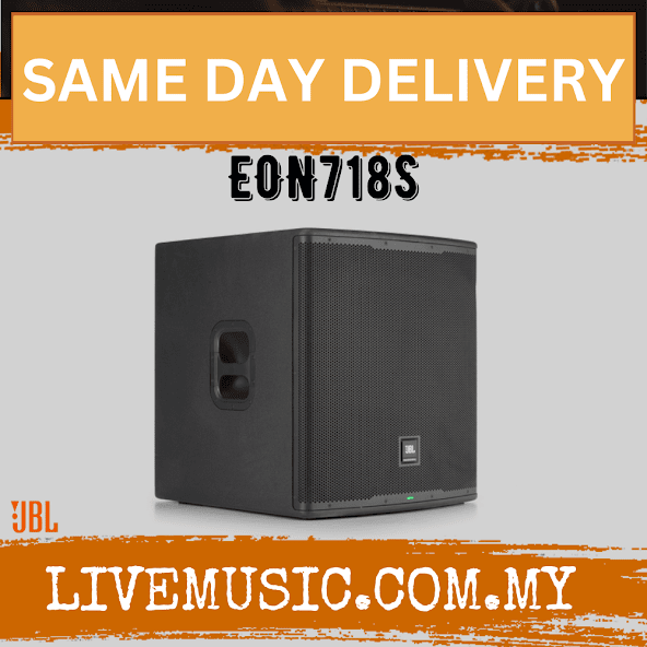 JBL EON718S 1500-watt 18-inch Powered PA Subwoofer ( EON 718s )