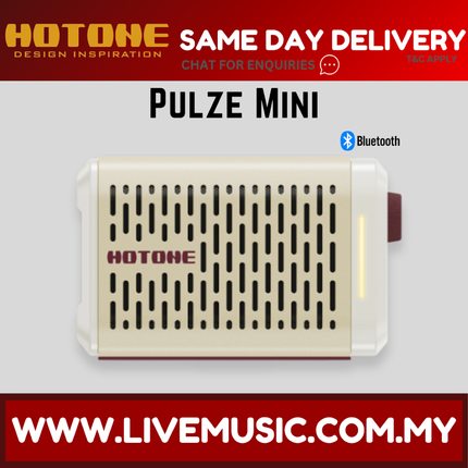 Hotone Pulze Mini BT Modeling Amplifier, White Edition ( PulzeMini )